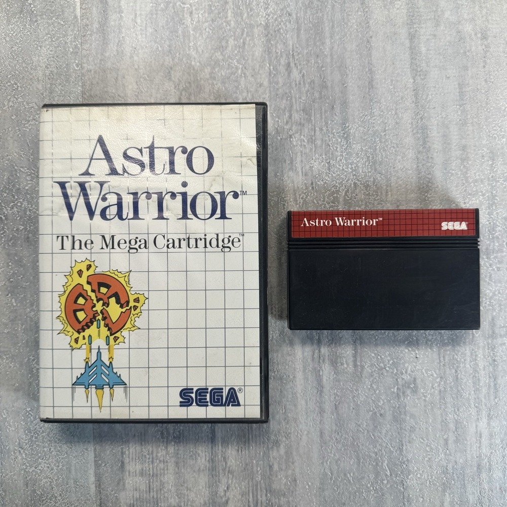 Astro Warrior (Sega Master, 1986) No Manual - Tested - Picture 1 of 9